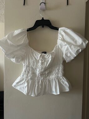 White Cotton top